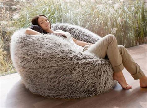 fake fur bean bag|faux fur oversized bean bag.